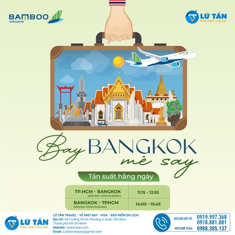 Bay Bangkok Mê Say Cùng Bamboo Airways!