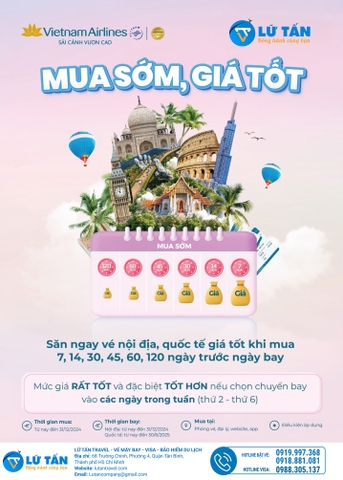 BAY SỚM GIÁ TỐT CÙNG VIETNAM AIRLINES