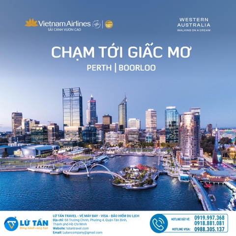 BAY THẲNG ĐẾN PERTH CÙNG ƯU ĐÃI HẤP DẪN CÙNG VIETNAM AIRLINES