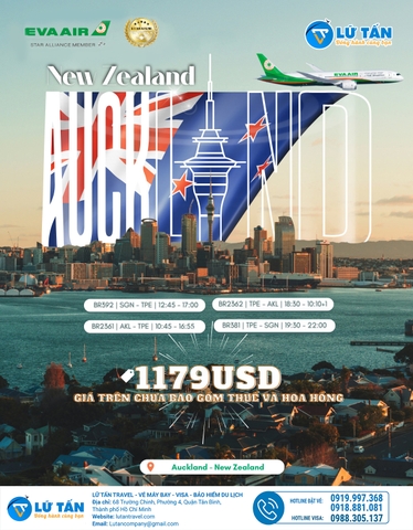 KHÁM PHÁ AUCKLAND (NEW ZEALAND) CÙNG EVAAIRR