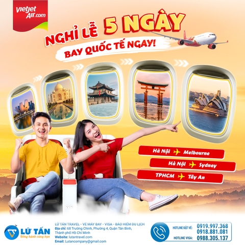 NGHỈ LỄ 5 NGÀY, SANG NƯỚC NÀO CHƠI ĐÂY?