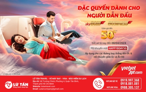Chào mừng đường bay thứ sáu mới đến Úc! Vietjet tặng bạn ưu đãi hạng thương gia cực đỉnh: