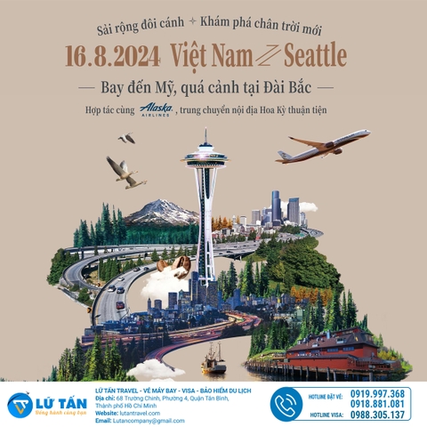 STARLUX AIRLINES MỞ ĐƯỜNG BAY MỚI ĐẾN SEATLLE