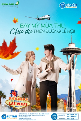 BAY MỸ MÙA THU, CHU DU THIÊN ĐƯỜNG LỄ HỘI CÙNG EVA AIR!