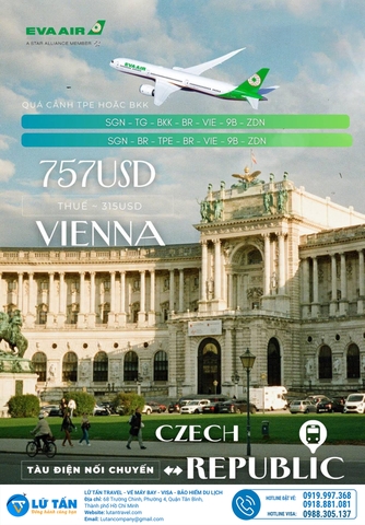 KHÁM PHÁ MÙA HÈ CHÂU ÂU CHỈ TỪ 757 USD CÙNG EVA AIR