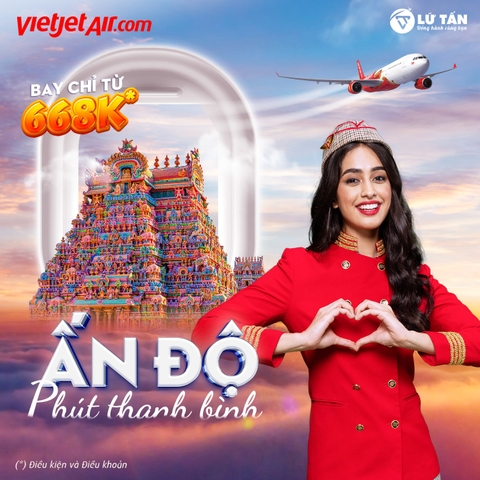 Chỉ từ 668K - Đất nước của tôn giáo, tâm linh, thiền định và thiên nhiên - Ấn Độ.