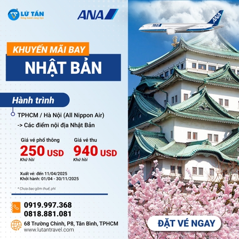 Khuyến Mãi Đi Nhật Của ANA 2025