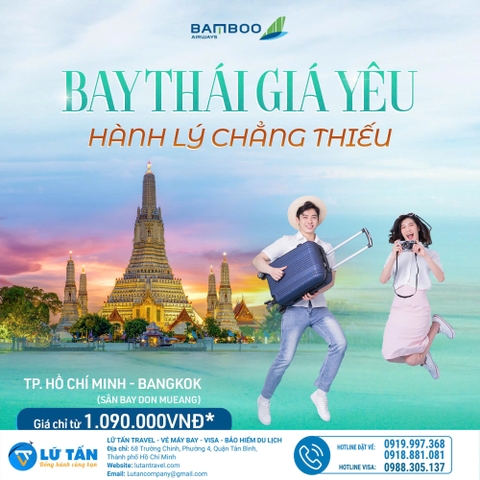 Bay Thái Giá Yêu - Hành Lý Chẳng Thiếu Cùng Bamboo Airways!