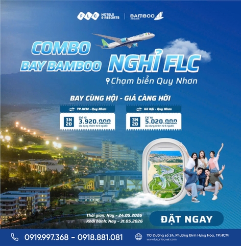 Combo FLC Quy Nhơn x Bamboo Airways 2026: Trọn Gói Từ 3,9 Triệu