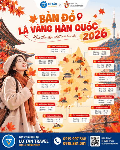 Vé Vietjet đi Hàn Quốc tháng 11 từ khoảng 2,1 triệu