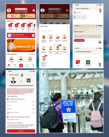 Vietnam Airlines 2025: Quy định mới Check-in bằng VNeID hoặc Kiosk từ 01/12