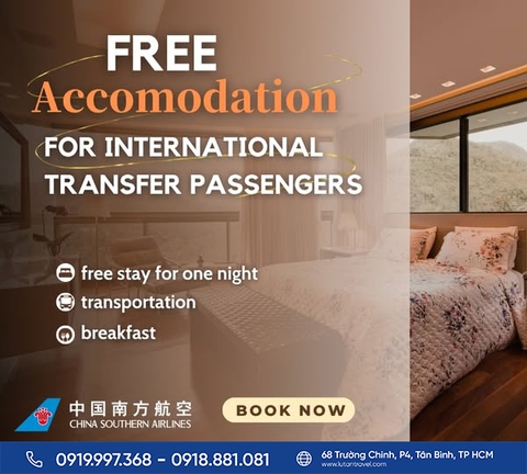 China Southern Airlines 2025: Chính sách khách sạn trung chuyển mới nhất