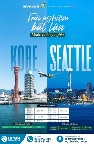 Khám phá Nhật Bản và Mỹ cùng EVA Air – Bay dễ dàng, trải nghiệm đỉnh cao 2025