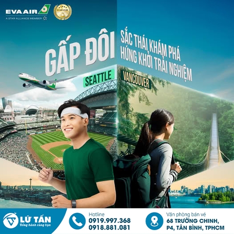 Khám Phá Gấp Đôi Trải Nghiệm: Seattle Và Vancouver Cùng EVA Air