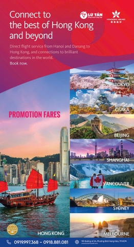 Hong Kong Airlines 2026: Mở đường bay thẳng Hà Nội – Hong Kong, giá từ 13 USD