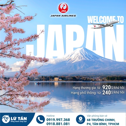 Japan Airlines - Khám Phá Nhật Bản Giá Rẻ