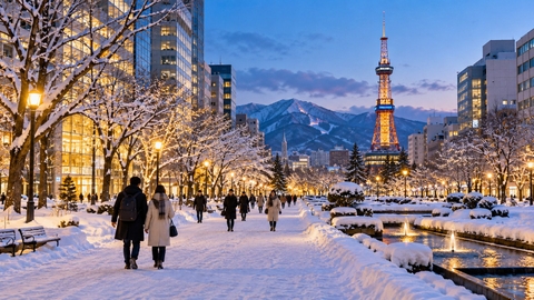 Hokkaido mùa tuyết: Lịch trình Sapporo 5 ngày