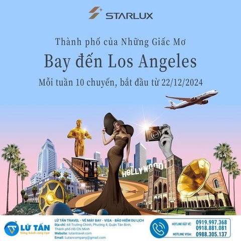 Cập Nhật Thông Tin Các Chuyến Bay Giữa Đài Bắc (TPE) và Los Angeles (LAX)