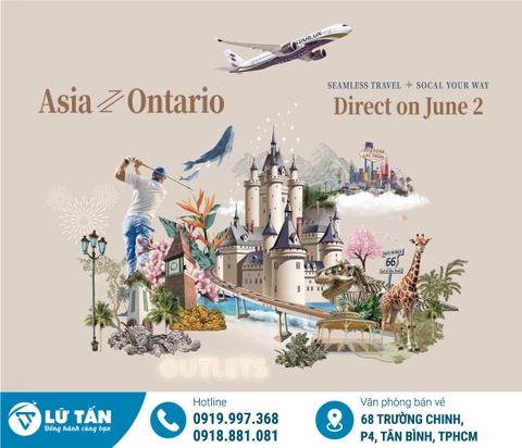 Starlux Airlines Mở Bán Đường Bay Taipei - Ontario (Mỹ)