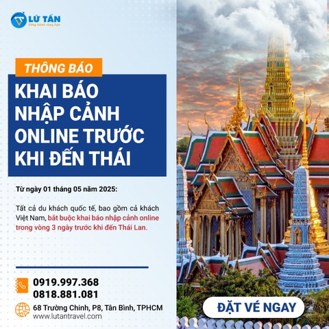 Khách Việt Đi Thái Lan Từ 1/5 Phải Khai Báo Online Trước Khi Nhập Cảnh