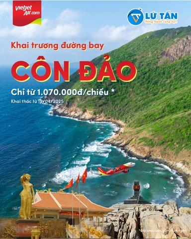 Vietjet Air Mở Đường Bay Thẳng Tới Côn Đảo – Khám Phá Thiên Đường Du Lịch Hoang Sơ
