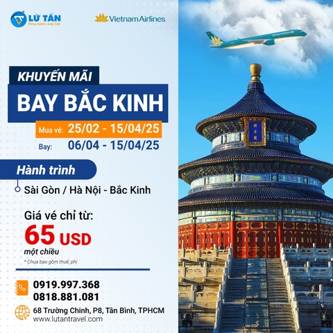 VIETNAM AIRLINES - KHUYẾN MÃI BAY BẮC KINH