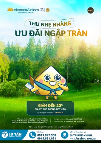 Ưu Đãi Vé Máy Bay Mùa Thu Vietnam Airlines 2025