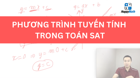 PHƯƠNG TRÌNH TUYẾN TÍNH TRONG TOÁN SAT