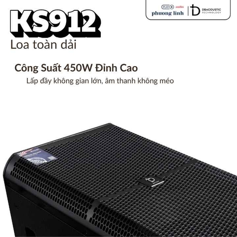 Loa KS912 công suất mạnh mẽ bùng nổ