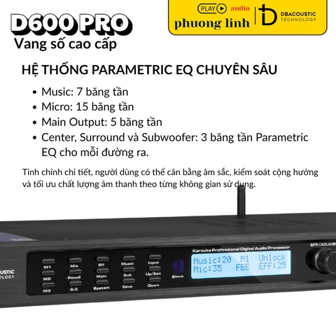 Màn hình LED của DBacoustic D600 PRO