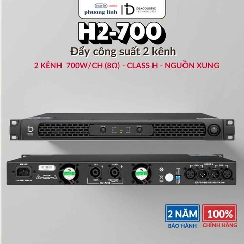 Đẩy Công Suất DBacoustic H2-700