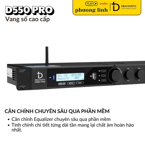 Vang số DBACOUSTIC D550 PRO
