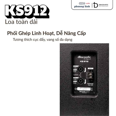 Loa KS912 phối ghép linh hoạt đa năng