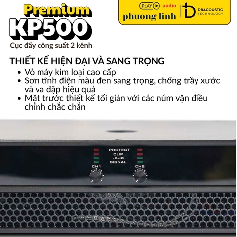 công suất DBacoustic KP500 biến áp xuyến