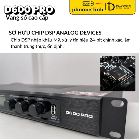 Chip xử lý DSP Analog Devices bên trong D600 PRO