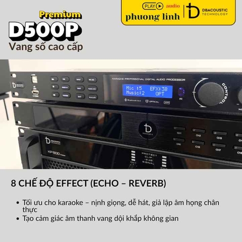 DBacoustic D500P Premium thiết kế bền bỉ