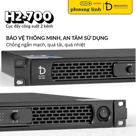 Đẩy Công Suất DBacoustic H2-700