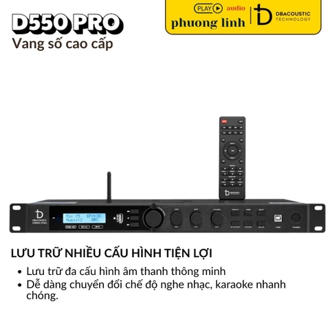 Vang số DBACOUSTIC D550 PRO