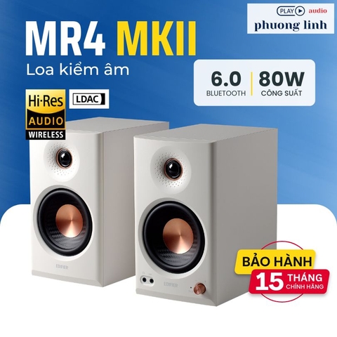 Loa Edifier MR4 MKII Trắng - chính hãng