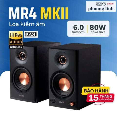 Loa Edifier MR4 MKII Đen - chính hãng