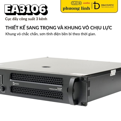 Cục đẩy công suất DBAcoustic EA3106 3 kênh