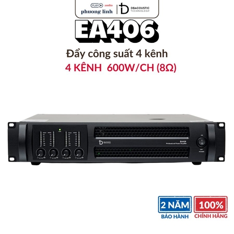 Cục Đẩy Công Suất DBacoustic EA406 