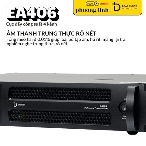 Cục Đẩy Công Suất DBacoustic EA406 