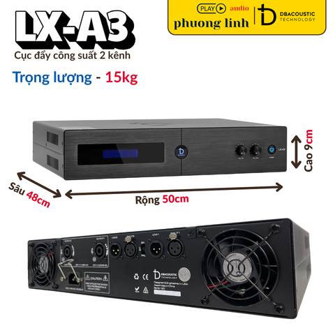 Cục đẩy công suất LX-A3 DBacoustic