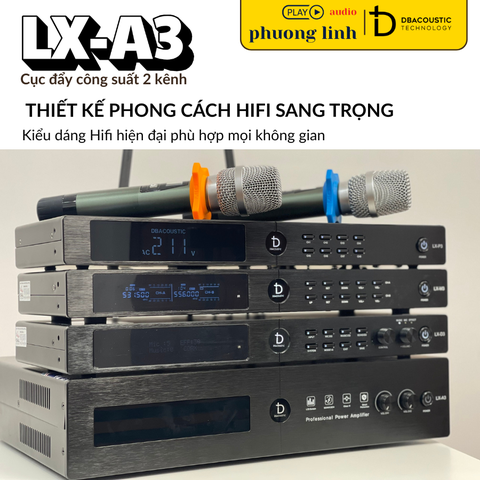 Cục đẩy công suất LX-A3 DBacoustic