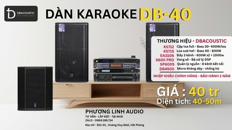 Dàn Karaoke Dbacoustic DB-40