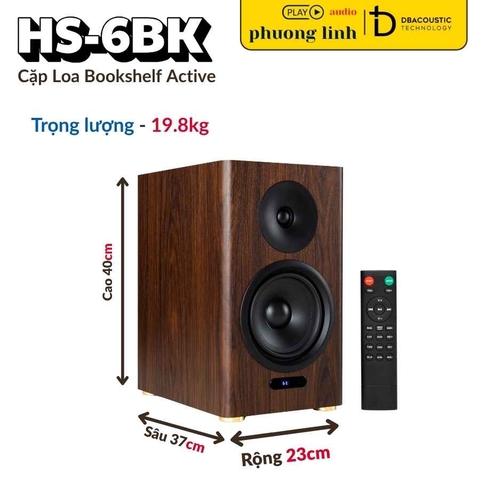Loa DBACOUSTIC HS-6BK kích thước