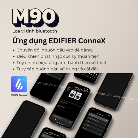 Loa Edifier M90: Đỉnh Cao Âm Thanh Hi-Res Và Kết Nối Hiện Đại