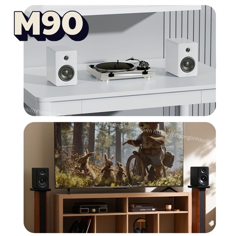 Loa Edifier M90 - Kết nối RCA, USB-C, Optical