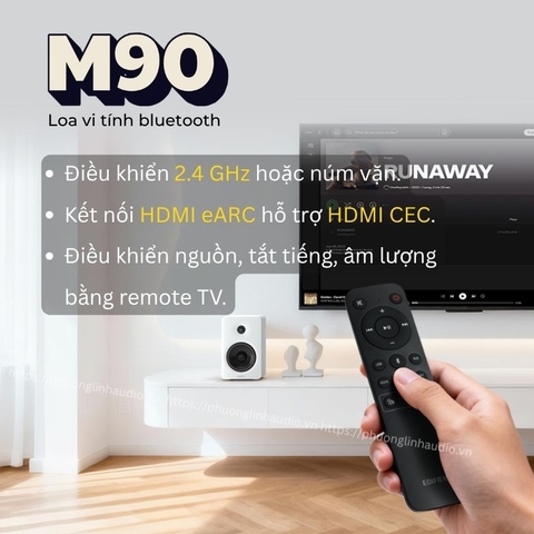 Loa M90 điều khiển thông minh qua Remote